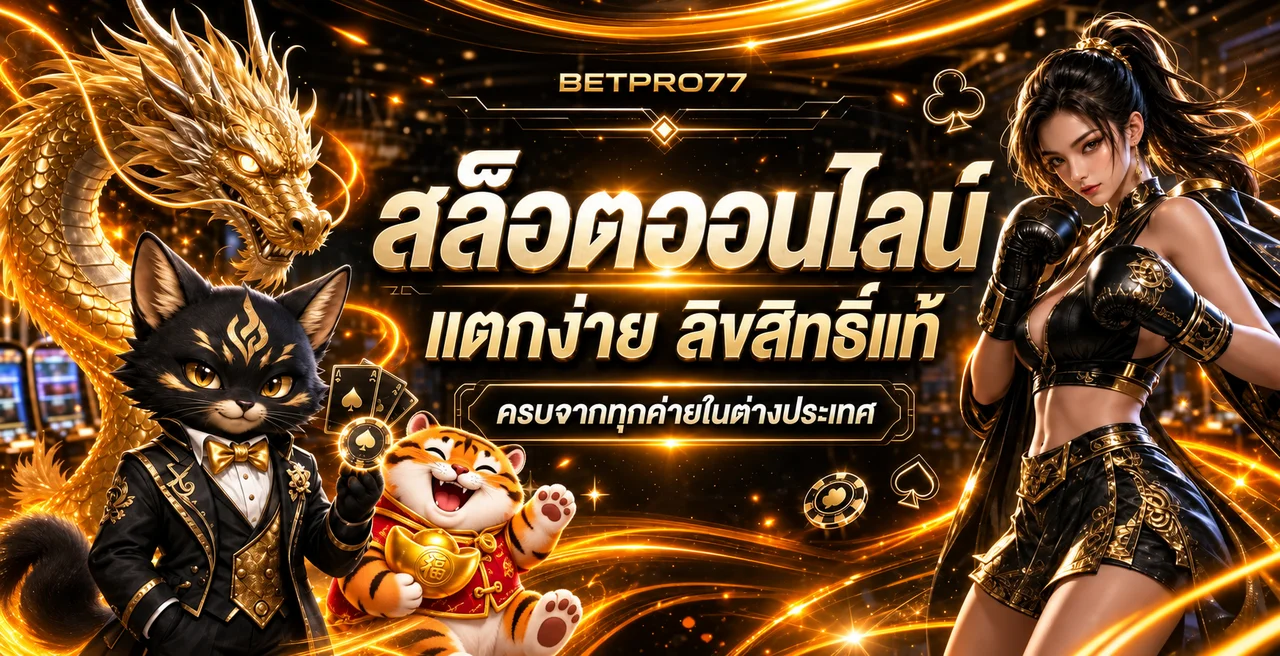 สล็อตออนไลน์ BETPRO77 พร้อมตัวอย่างธีมเกมและมาสคอต